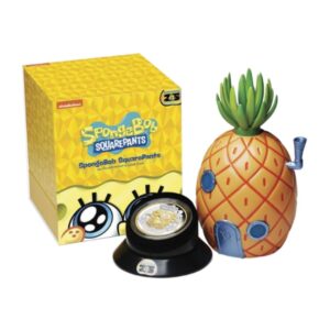 2024 SpongeBob SquarePants 2oz Silver Proof Gilded Coin