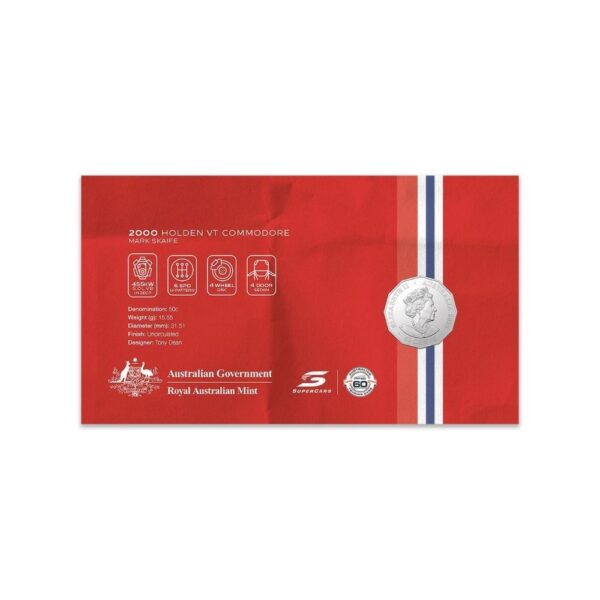 PNC - 2021 50c VT Commodore V8 Supercars 60th Anniversary - Image 4