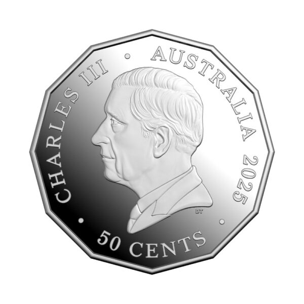 RAM - 2025 Christmas Festive Florals - 50c Silver Proof Coin - Image 6