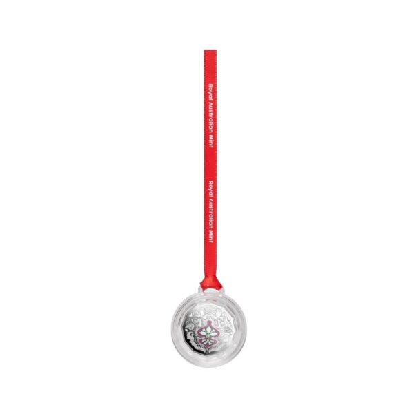 RAM - 2025 Christmas Festive Florals - 50c Silver Proof Coin - Image 2