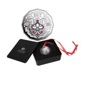 RAM - 2025 Christmas Festive Florals - 50c Silver Proof Coin