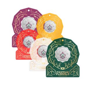 RAM -  2025 Christmas Festive Florals - 50c Uncirculated Coin