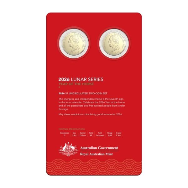 RAM - 2026 Lunar Year of the Horse - Two-Coin Set - Image 5