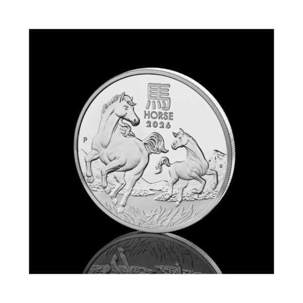Perth Mint - Australian Lunar Series III 2026 Year of the Horse 1/2oz Silver Proof Coin - Image 5