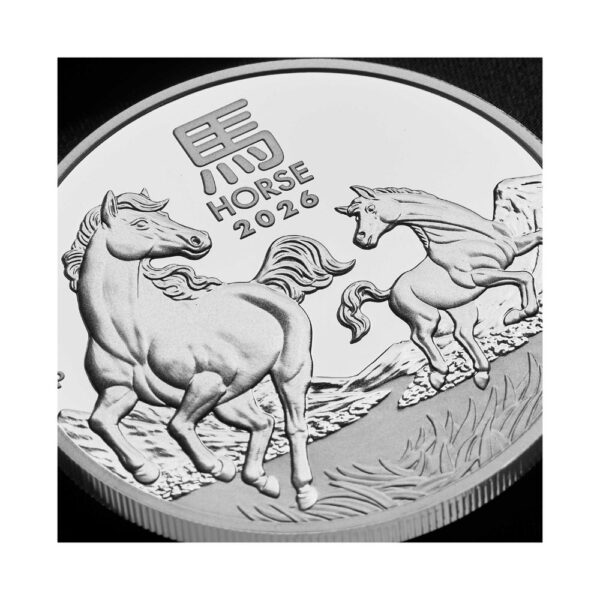 Perth Mint - Australian Lunar Series III 2026 Year of the Horse 1/2oz Silver Proof Coin - Image 6