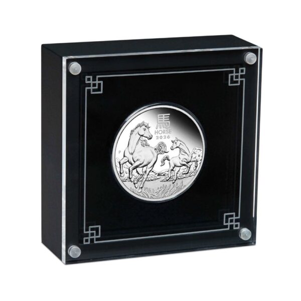 Perth Mint - Australian Lunar Series III 2026 Year of the Horse 1/2oz Silver Proof Coin