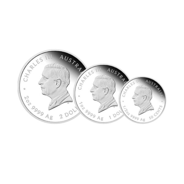 Perth Mint - Australian Lunar Series III 2026 Year of the Horse Silver Proof Three-Coin Set - Image 4