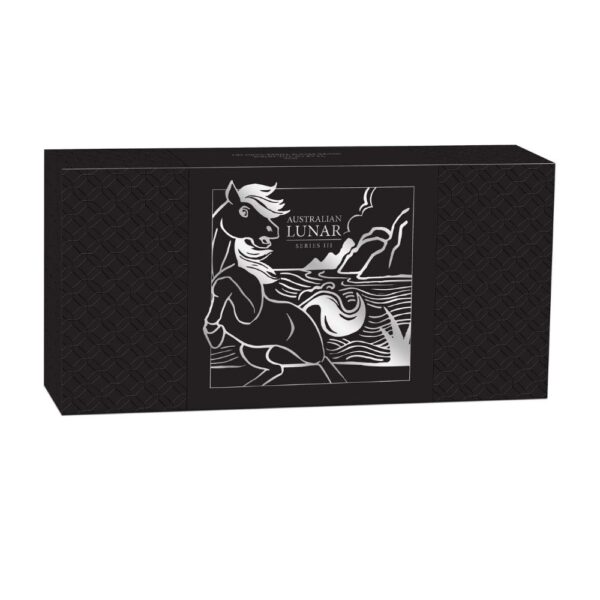 Perth Mint - Australian Lunar Series III 2026 Year of the Horse Silver Proof Three-Coin Set - Image 2