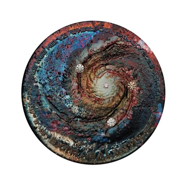Perth Mint - Extragalactic 2025 5oz Silver Patinaed Coloured Coin - Image 2
