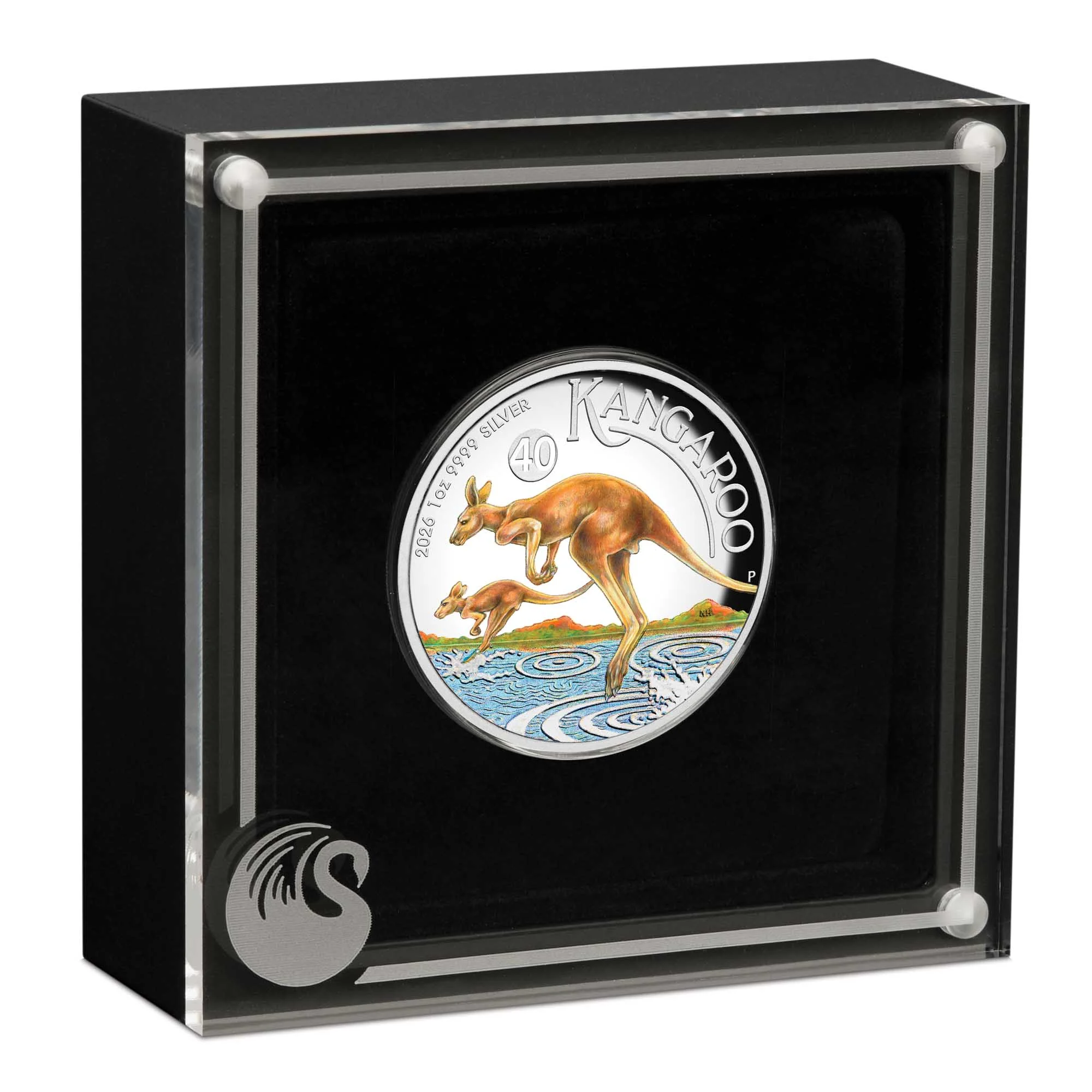 Perth Mint - 2026 Australian Kangaroo 1oz Silver Proof Coin - Image 2