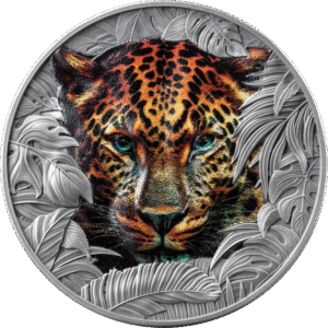 Mint XXI - Coloured Leopard 1oz Proof